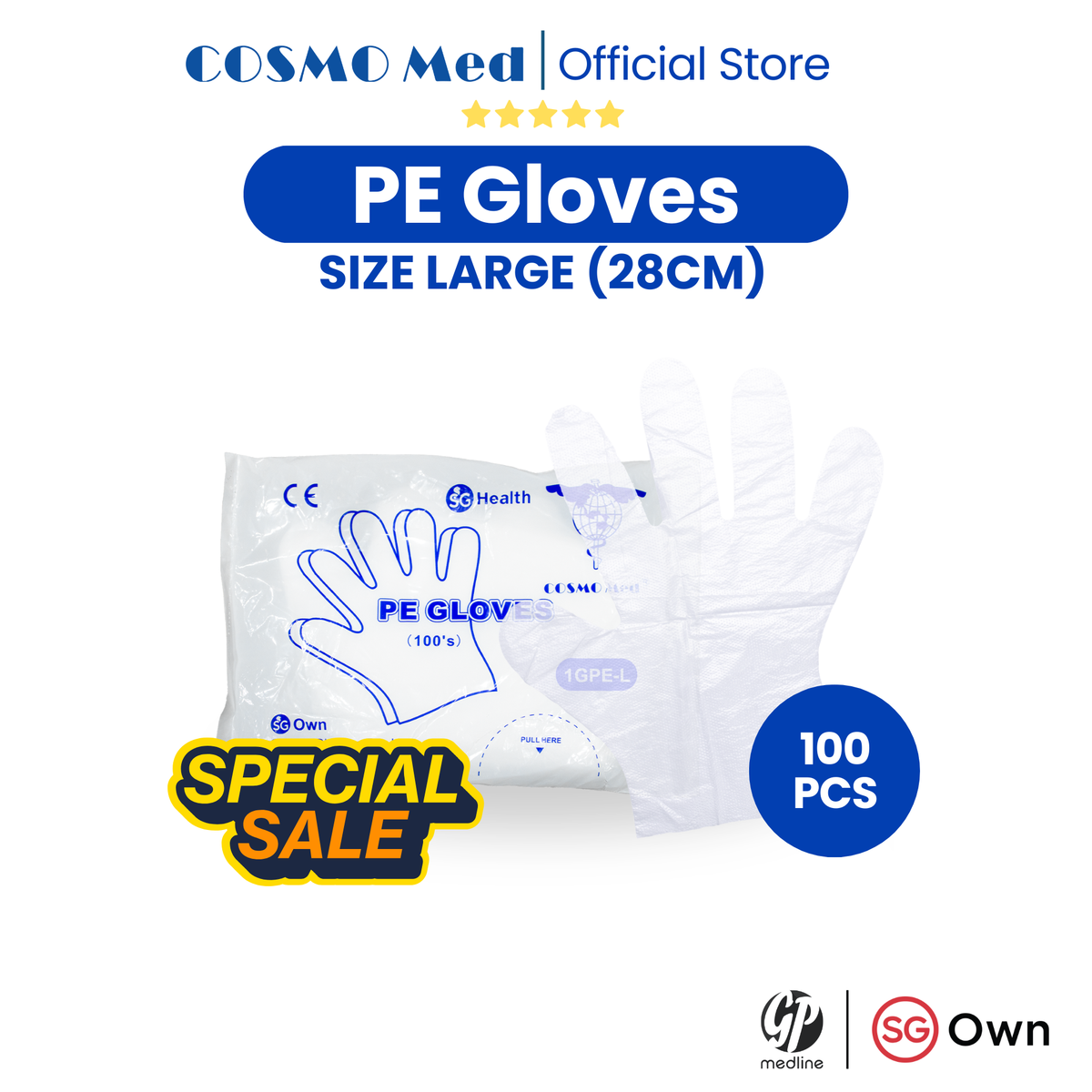 Plastic HDPE Glove
