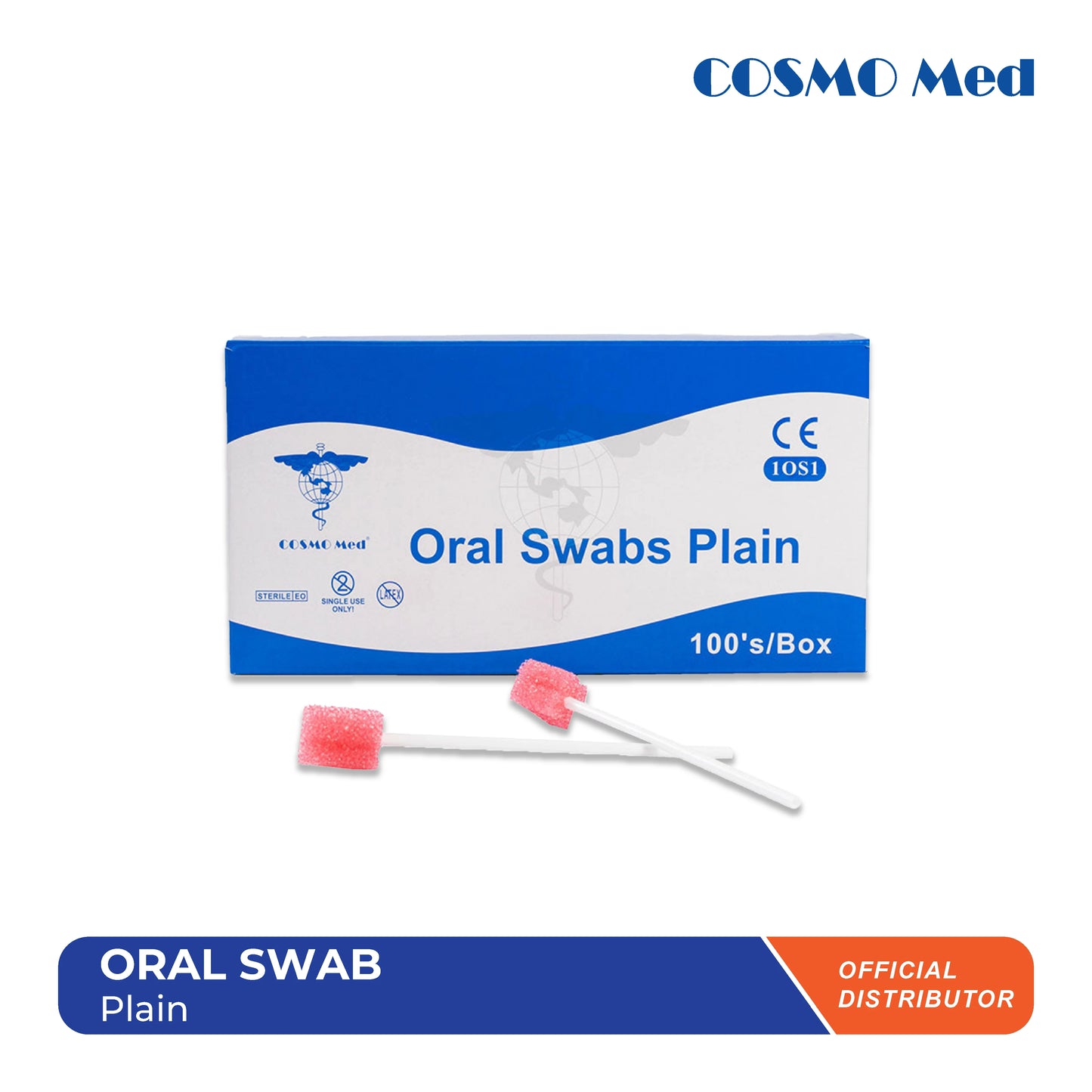 Oral Swab Plain (100pcs)