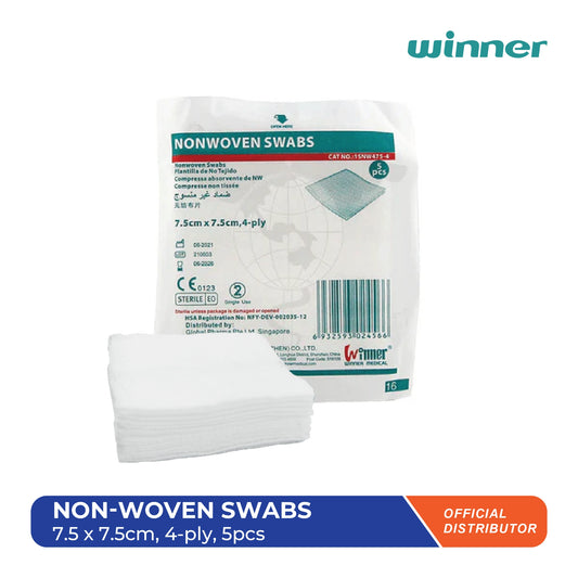 Non-Woven Swab 7.5 x 7.5cm (4ply - 5pcs)