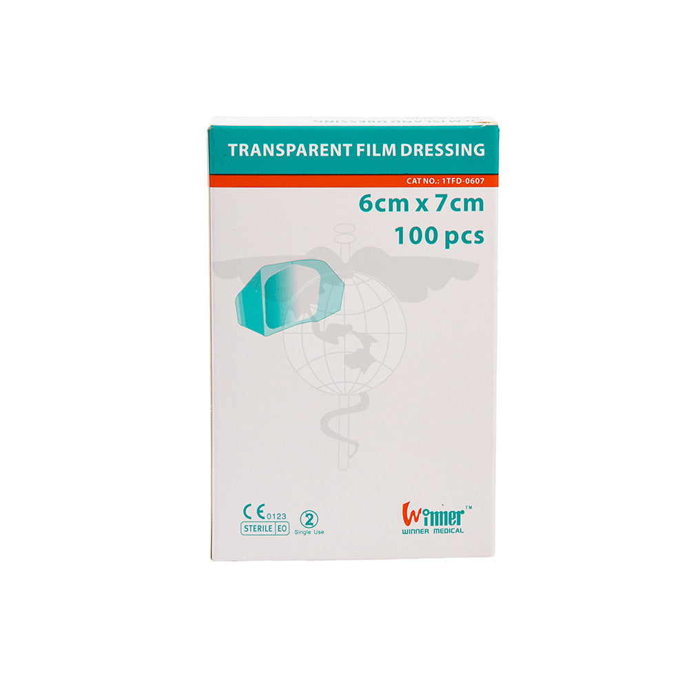Transparent Film Dressing, 6x7cm, Sterile, Box/100s