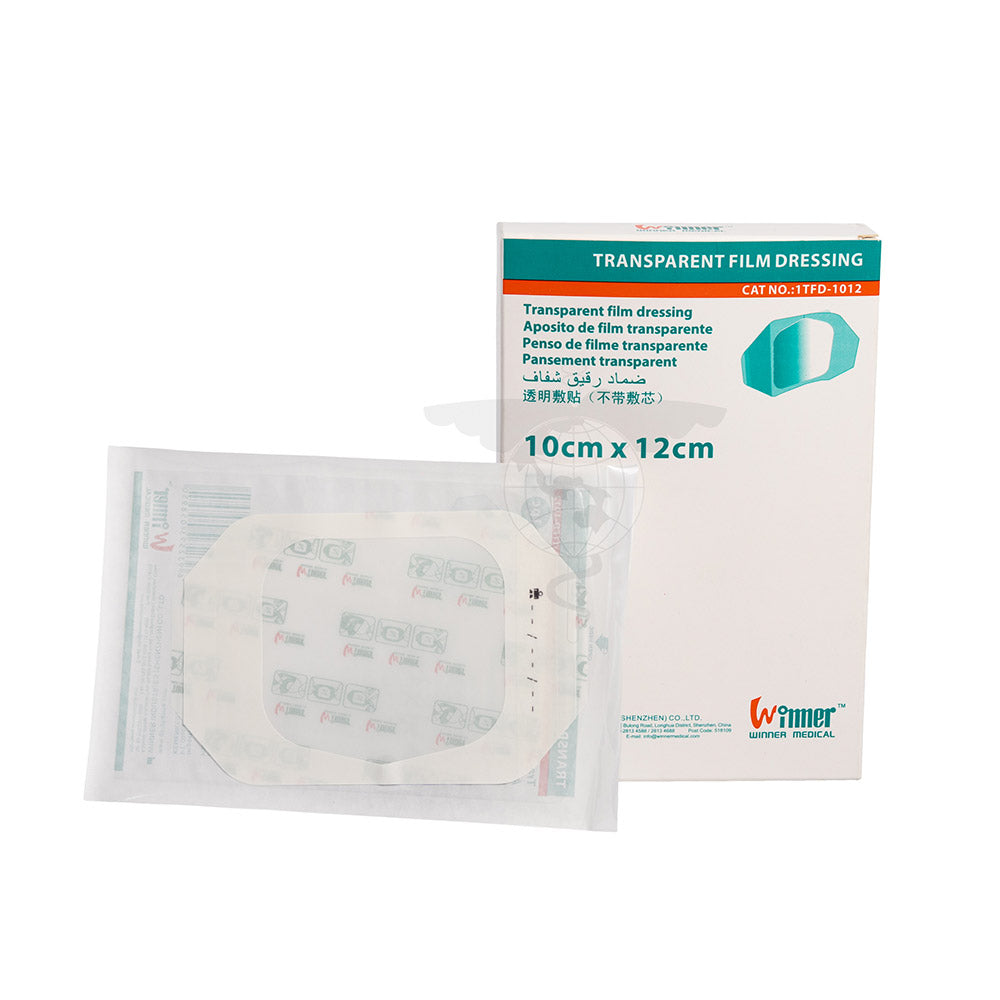Transparent Film Dressing, 10x12cm, Sterile, Box/50s