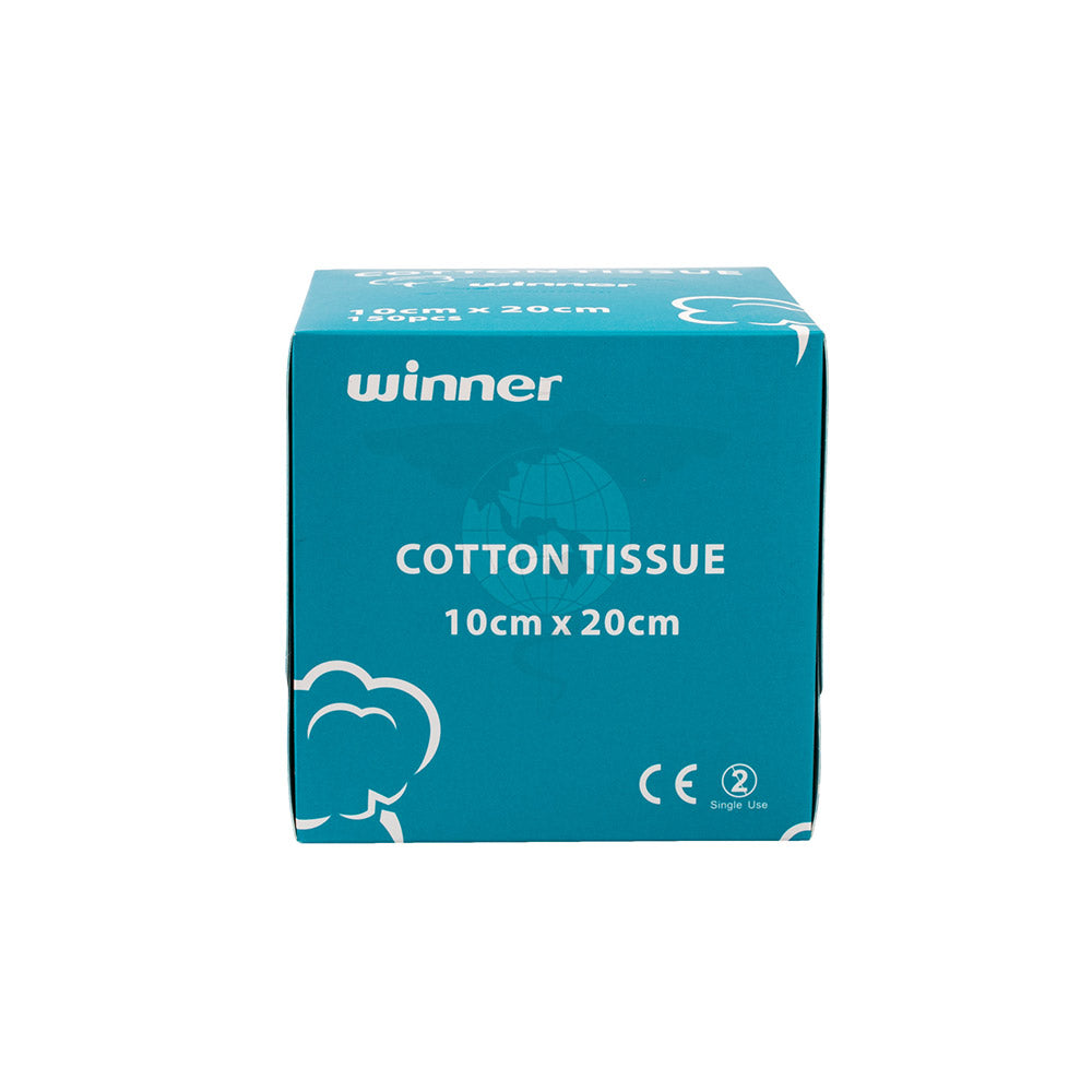 PurCotton Tissue, 10x20cm, 150pc/bx, 80bx/ctn.