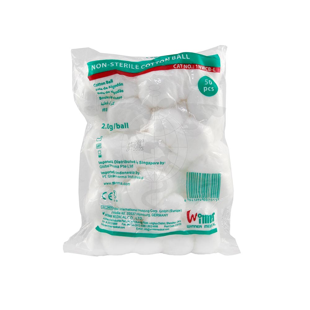 Cotton Wool Ball, 2g, Pack/50s.