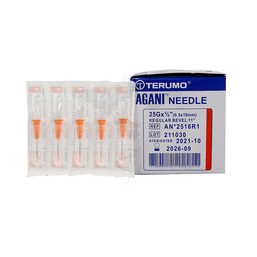 Disposable Needle, 25g x 5/8", Sterile, 100pc/bx, 100bx/ctn.