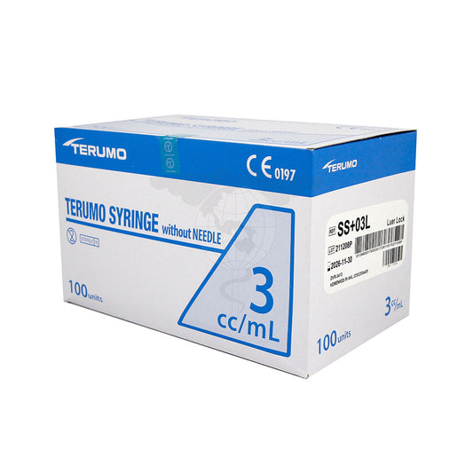 Terumo's 3ml Luer-lock Tip Syringe