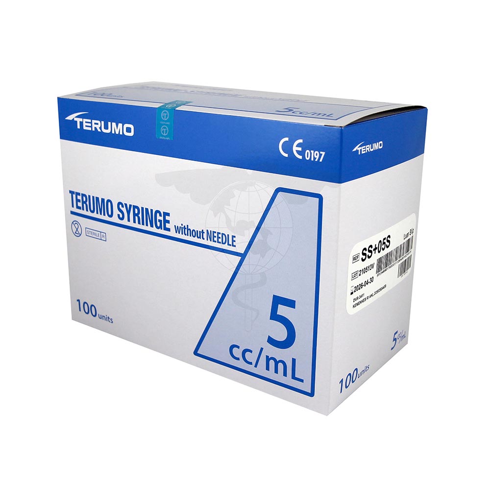 Disposable Syringe, 5ml, Slip-tip, Sterile, 100pc/bx, 12bx/ctn.