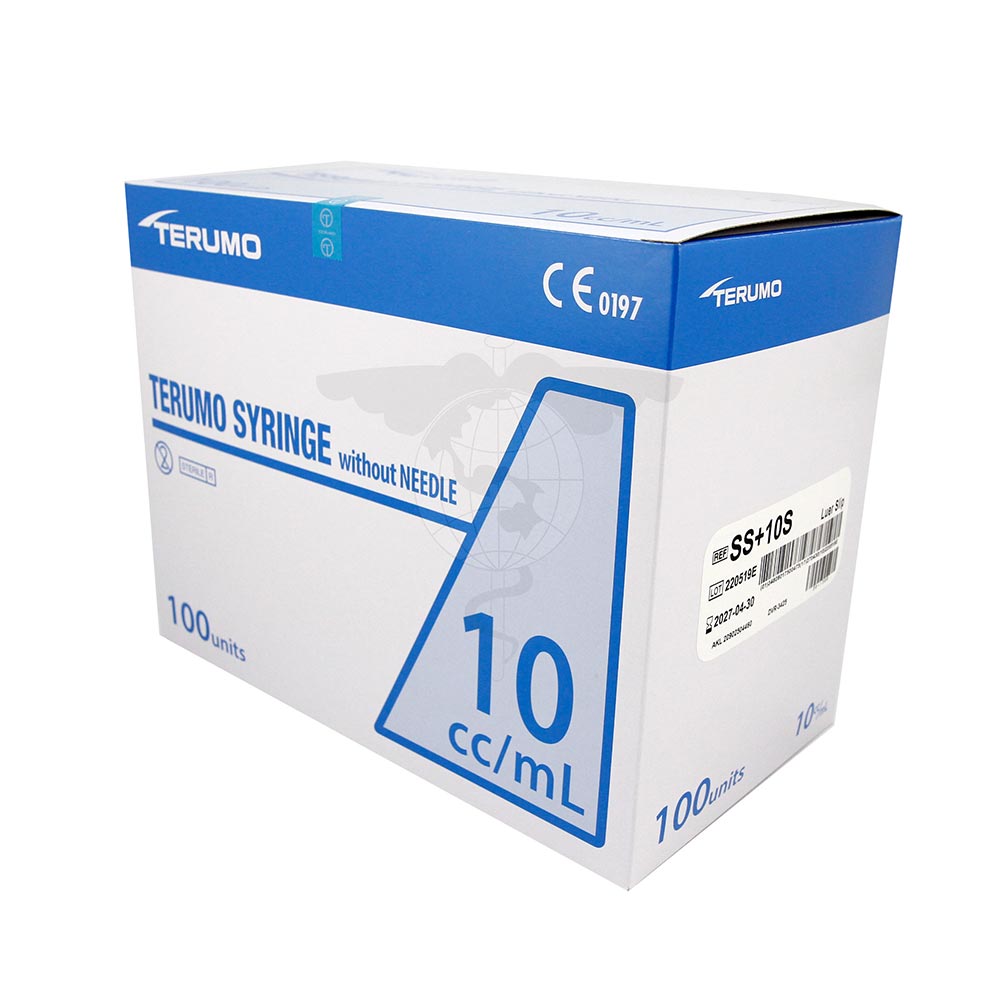 Disposable Syringe, 10ml, Slip-tip, Sterile, 100pc/bx, 12bx/ctn.