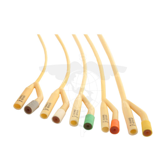 Foley Catheter, Latex w/Silicon Coated, Sterile, 10pc/bx, 50bx/ctn.
