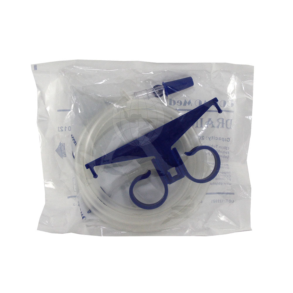 Urine Bag, 120cm, 2L, Rotatable Valve & Hanger, Sterile, ea, 50s/ctn.