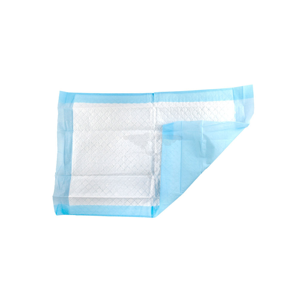 Underpad, 75x75cm, 4-ply with Absorbent Pad, Blue, Pack/10s