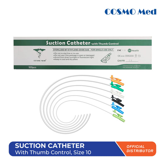Suction Catheter with Thumb Control