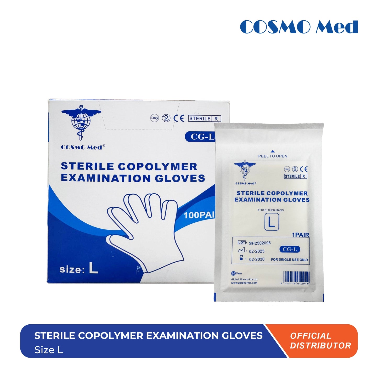 Sterile Copolymer Examination Gloves