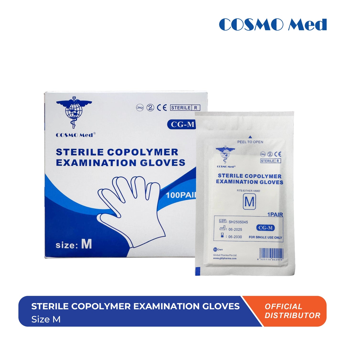 Sterile Copolymer Examination Gloves