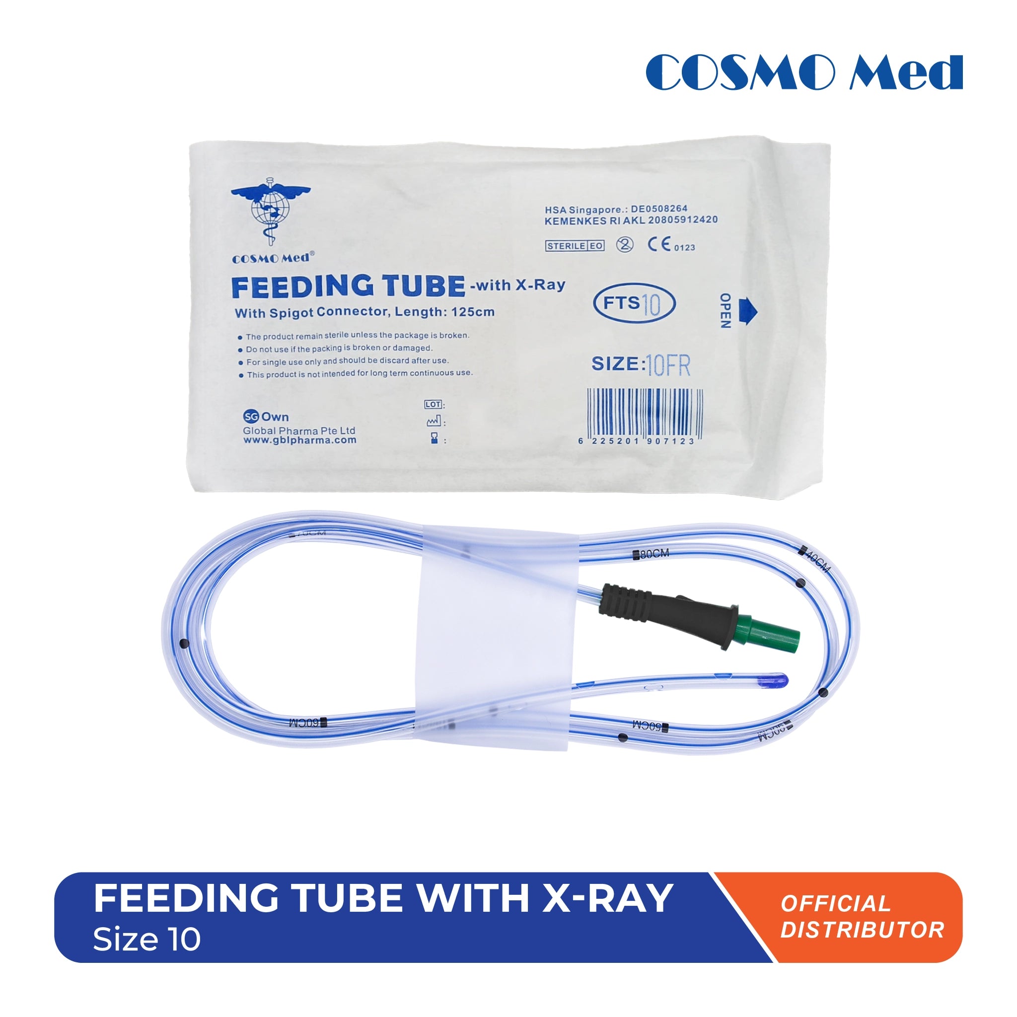 Health Rig Tube Feeding Tube With X-Ray – GP Medline