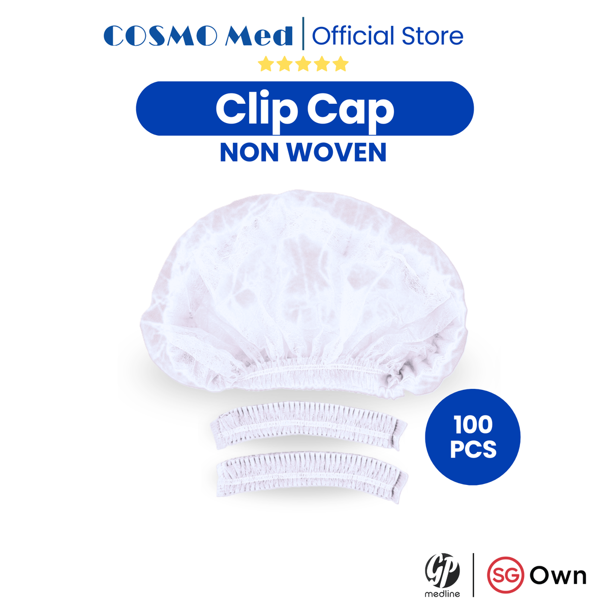 COSMO Med Clip Cap - 100pc/pk [ 2 colors available]