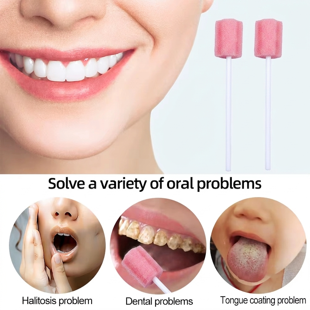 Oral Swab Plain - JUMBO pack of 100pcs per box