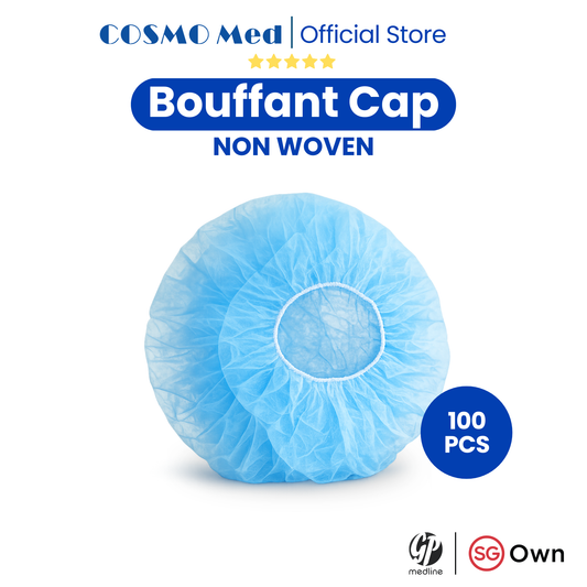 Cosmo Med Round Bouffant Cap 21" Non-Woven