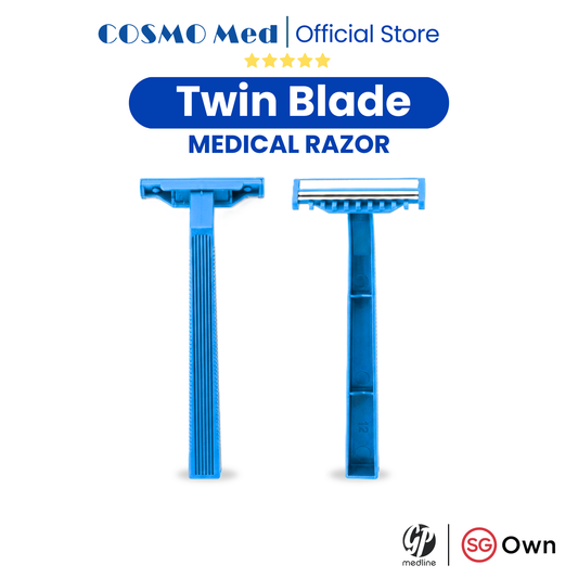 Twin Blade Medical Disposable Razor (50pcs)