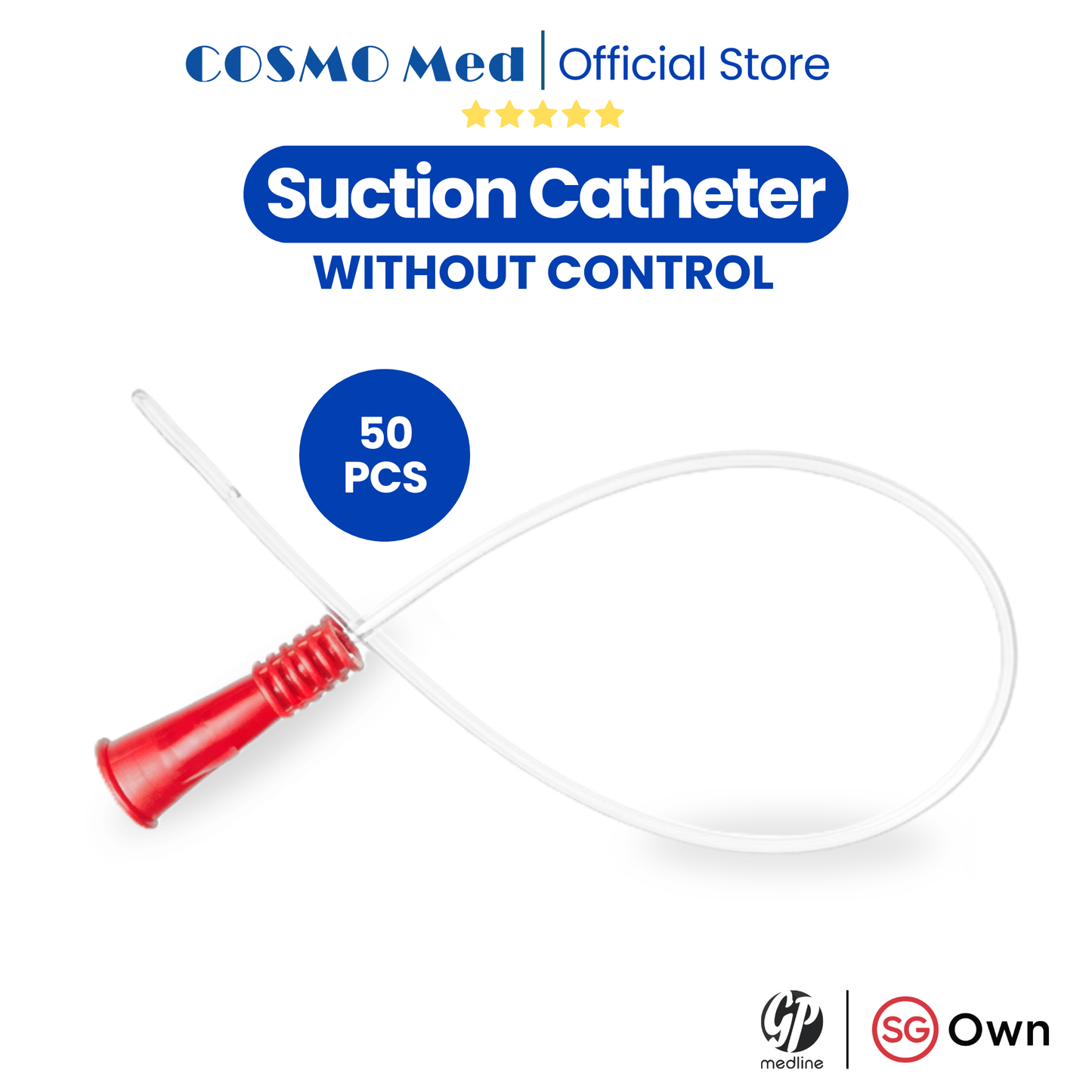 Cosmo Med Suction Catheter without Control - Sterile