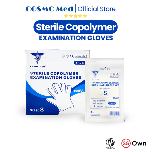 Sterile Copolymer Examination Gloves [ 100 PAIRS/BOX ]