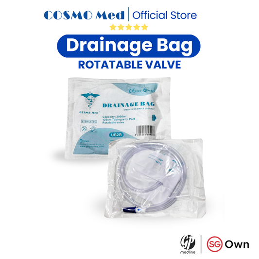Drainage / Urine Bag Rotatable Valve 2L (10pcs) - [IMPROVED]