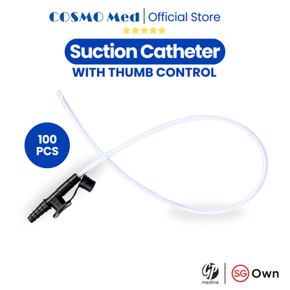 Cosmo Med Suction Catheter with Thumb Control