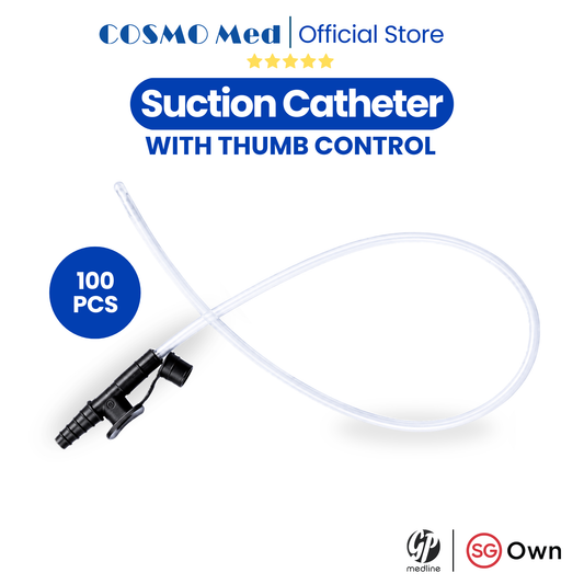 Cosmo Med Suction Catheter with Thumb Control