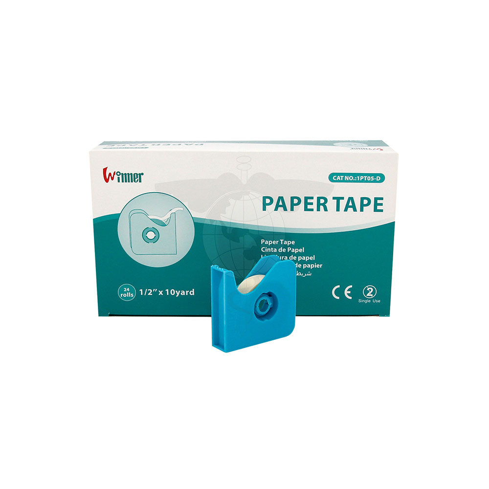Surgical Tape with Dispenser, 0.5-inch, Box/24s
