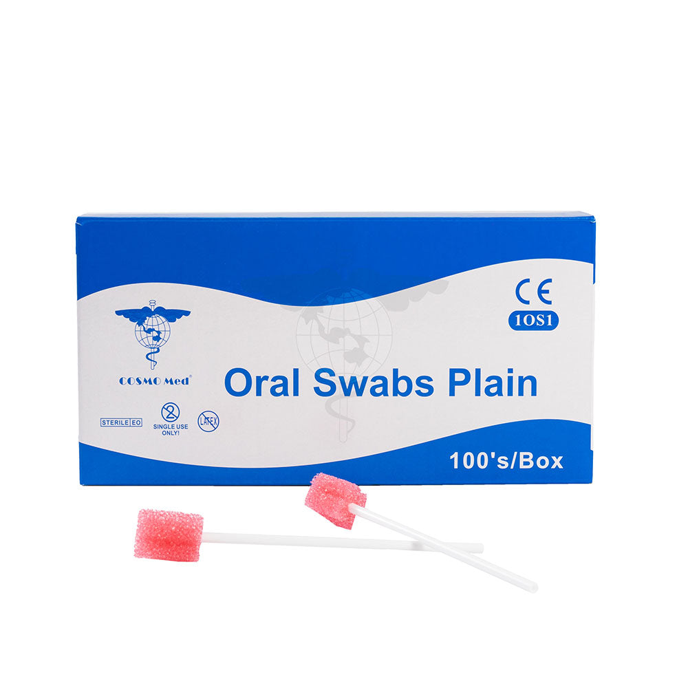 Oral Swab, 12.5cm, 100pc/bx, 20bx/ctn.