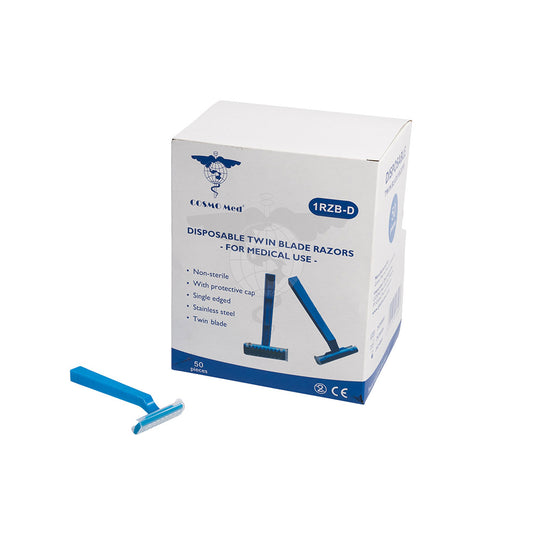 Razor w/Twin-Blade, 50pc/bx, 10bx/ctn.