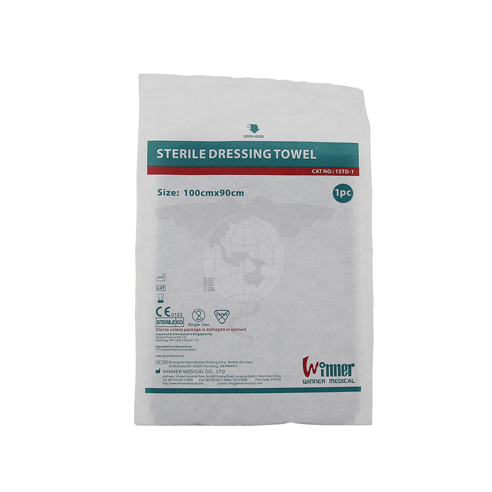 Towel Dressing 100x90cm, Sterile, Pack/1s